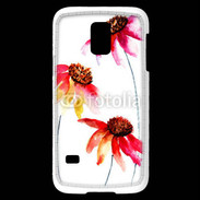 Coque Samsung Galaxy S5 Mini Belles fleurs en peinture