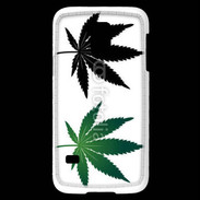 Coque Samsung Galaxy S5 Mini Double feuilles de cannabis