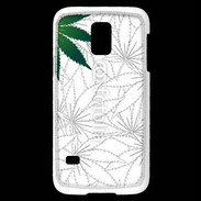 Coque Samsung Galaxy S5 Mini Fond cannabis