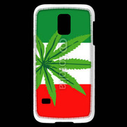 Coque Samsung Galaxy S5 Mini Drapeau italien cannabis