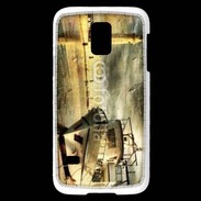 Coque Samsung Galaxy S5 Mini Phare et bateau Vintage