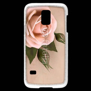 Coque Samsung Galaxy S5 Mini Rose rétro 