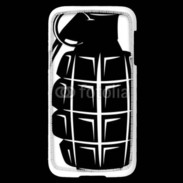 Coque Samsung Galaxy S5 Mini Grenade noire