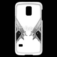 Coque Samsung Galaxy S5 Mini Double flingue