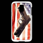 Coque Samsung Galaxy S5 Mini Pistolet USA