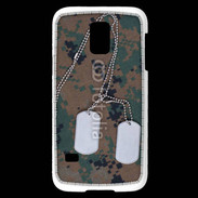 Coque Samsung Galaxy S5 Mini plaque d'identité soldat américain