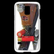 Coque Samsung Galaxy S5 Mini Fusil de chasse et couteau