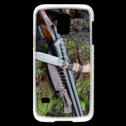 Coque Samsung Galaxy S5 Mini Fusil de chasse et couteau 2