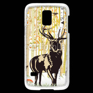 Coque Samsung Galaxy S5 Mini Illustration de cerf 5