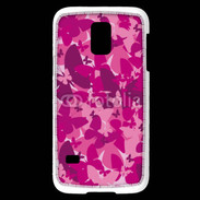 Coque Samsung Galaxy S5 Mini Papillon rose