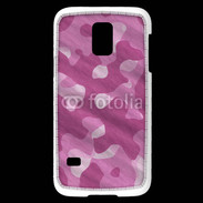 Coque Samsung Galaxy S5 Mini Camouflage rose