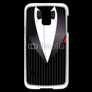 Coque Samsung Galaxy S5 Mini Illustration smoking noir rayé