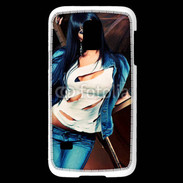 Coque Samsung Galaxy S5 Mini Brune fashion 1