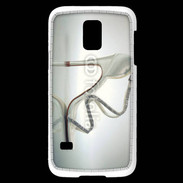 Coque Samsung Galaxy S5 Mini Sandale talon et strass