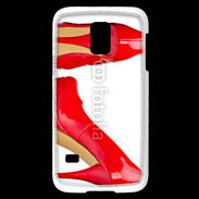 Coque Samsung Galaxy S5 Mini Escarpins rouges