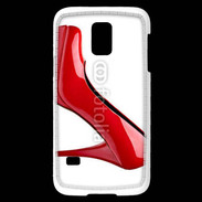 Coque Samsung Galaxy S5 Mini Escarpin rouge 2