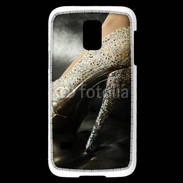 Coque Samsung Galaxy S5 Mini Escarpin à strass