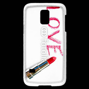 Coque Samsung Galaxy S5 Mini Love avec rouge à lèvres