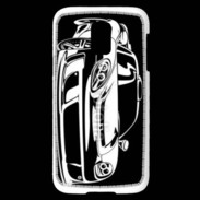 Coque Samsung Galaxy S5 Mini Illustration voiture de sport en noir et blanc