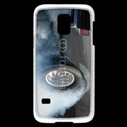 Coque Samsung Galaxy S5 Mini Roue en feu dragster 2