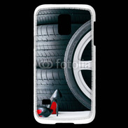 Coque Samsung Galaxy S5 Mini Jantes et escarpins