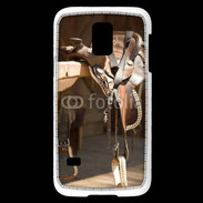 Coque Samsung Galaxy S5 Mini Selle de cowboy