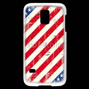 Coque Samsung Galaxy S5 Mini USA texture vintage