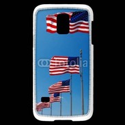 Coque Samsung Galaxy S5 Mini Drapeaux USA