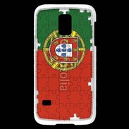 Coque Samsung Galaxy S5 Mini Portugal en puzzle
