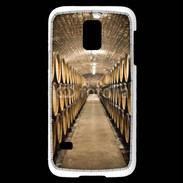 Coque Samsung Galaxy S5 Mini Cave tonneaux de vin