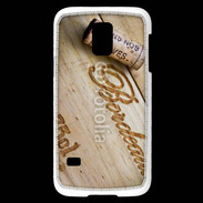 Coque Samsung Galaxy S5 Mini Bouchon de bouteille de vin Bordeaux