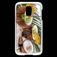 Coque Samsung Galaxy S5 Mini Pinacolada dans une noix de coco