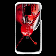 Coque Samsung Galaxy S5 Mini Cocktail cerise 10