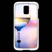 Coque Samsung Galaxy S5 Mini Vin blanc vue mer