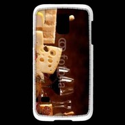 Coque Samsung Galaxy S5 Mini Fromage, charcuterie et vin