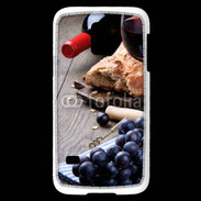 Coque Samsung Galaxy S5 Mini Pain et vin rouge