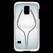 Coque Samsung Galaxy S5 Mini Dessin verre à vin