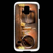 Coque Samsung Galaxy S5 Mini Vin blanc et tonneaux