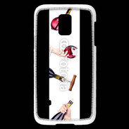 Coque Samsung Galaxy S5 Mini Vin rouge !!