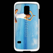 Coque Samsung Galaxy S5 Mini Yoga plage