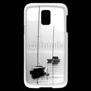 Coque Samsung Galaxy S5 Mini Bateau sur un lac