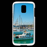 Coque Samsung Galaxy S5 Mini Bateau au port 3