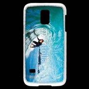Coque Samsung Galaxy S5 Mini Surfeur dans un tube