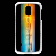 Coque Samsung Galaxy S5 Mini Couché de soleil mer