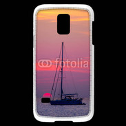 Coque Samsung Galaxy S5 Mini Couché de soleil en mer 50