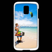 Coque Samsung Galaxy S5 Mini Kite surf passion