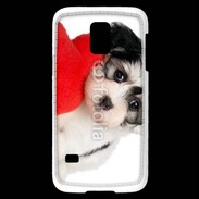 Coque Samsung Galaxy S5 Mini chiot calin