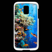 Coque Samsung Galaxy S5 Mini Poisson et corail