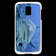 Coque Samsung Galaxy S5 Mini Requin blanc