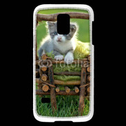 Coque Samsung Galaxy S5 Mini Panier de chatton